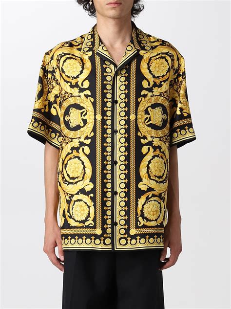 camisa hombre versace|camisas versace para hombre.